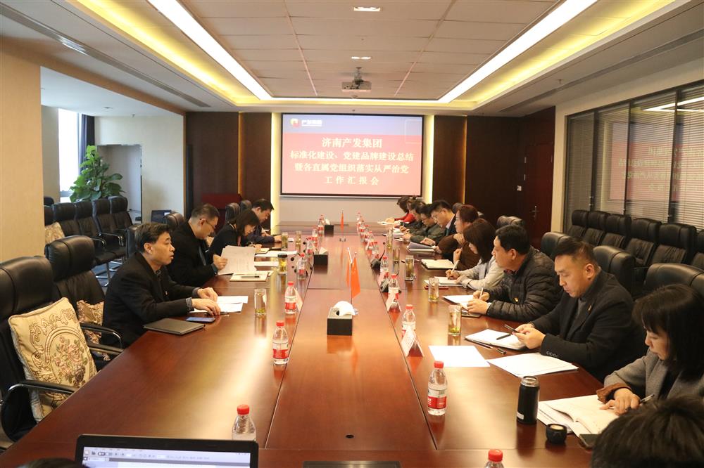 集團黨委召開黨組織標(biāo)準(zhǔn)化建設(shè)、 黨建品牌建設(shè)活動總結(jié)暨各直屬黨組織落實從嚴(yán)治黨工作匯報會議